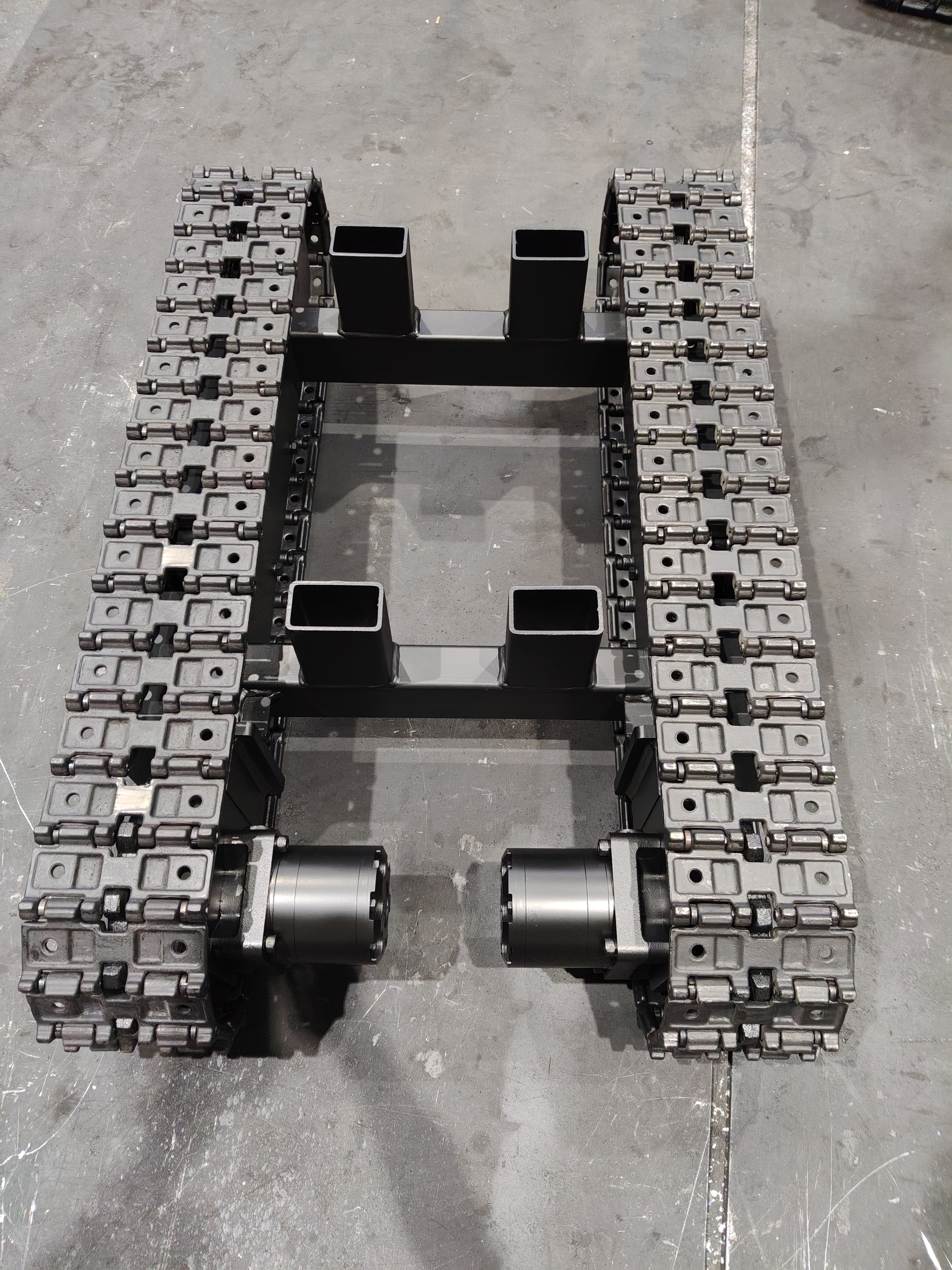 Load Capacity 1 Ton Steel Crawler Chassi